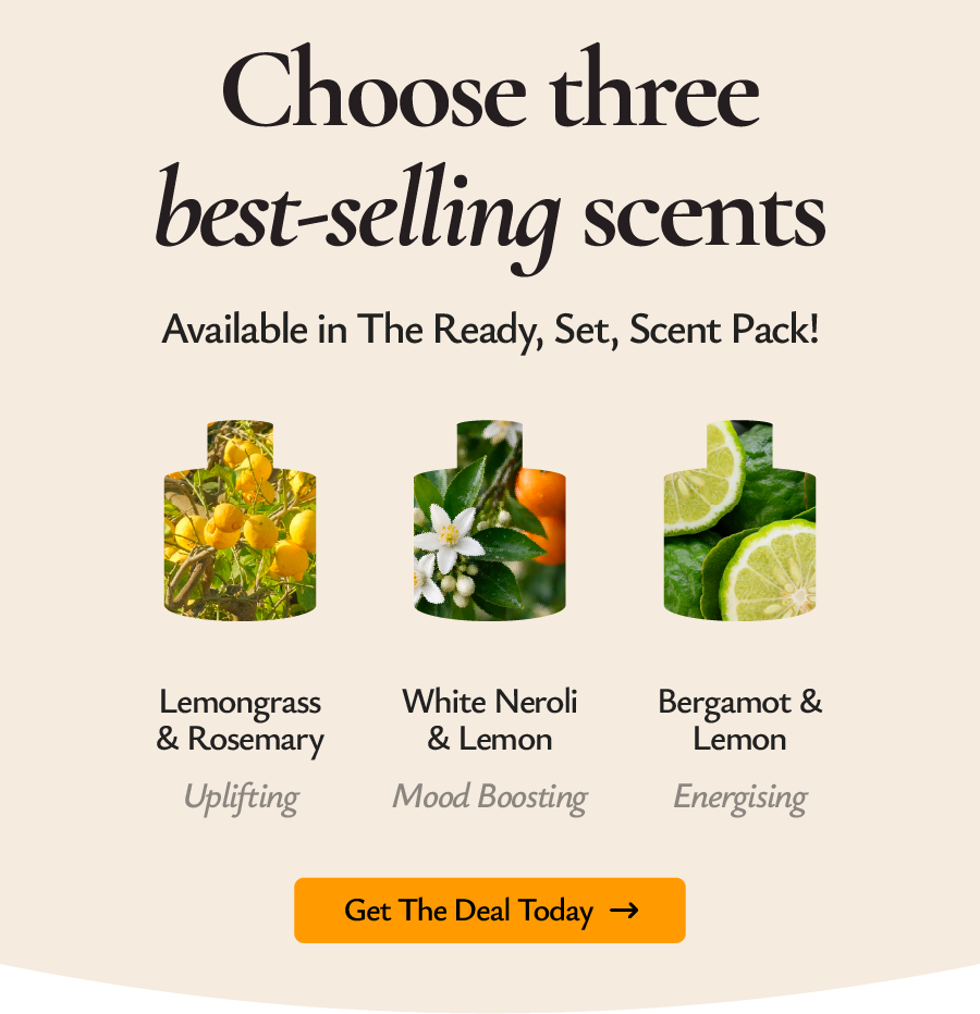 Choose three best-selling scents