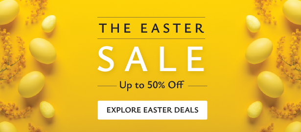 EASTER SALE UP TO 50% OFF 