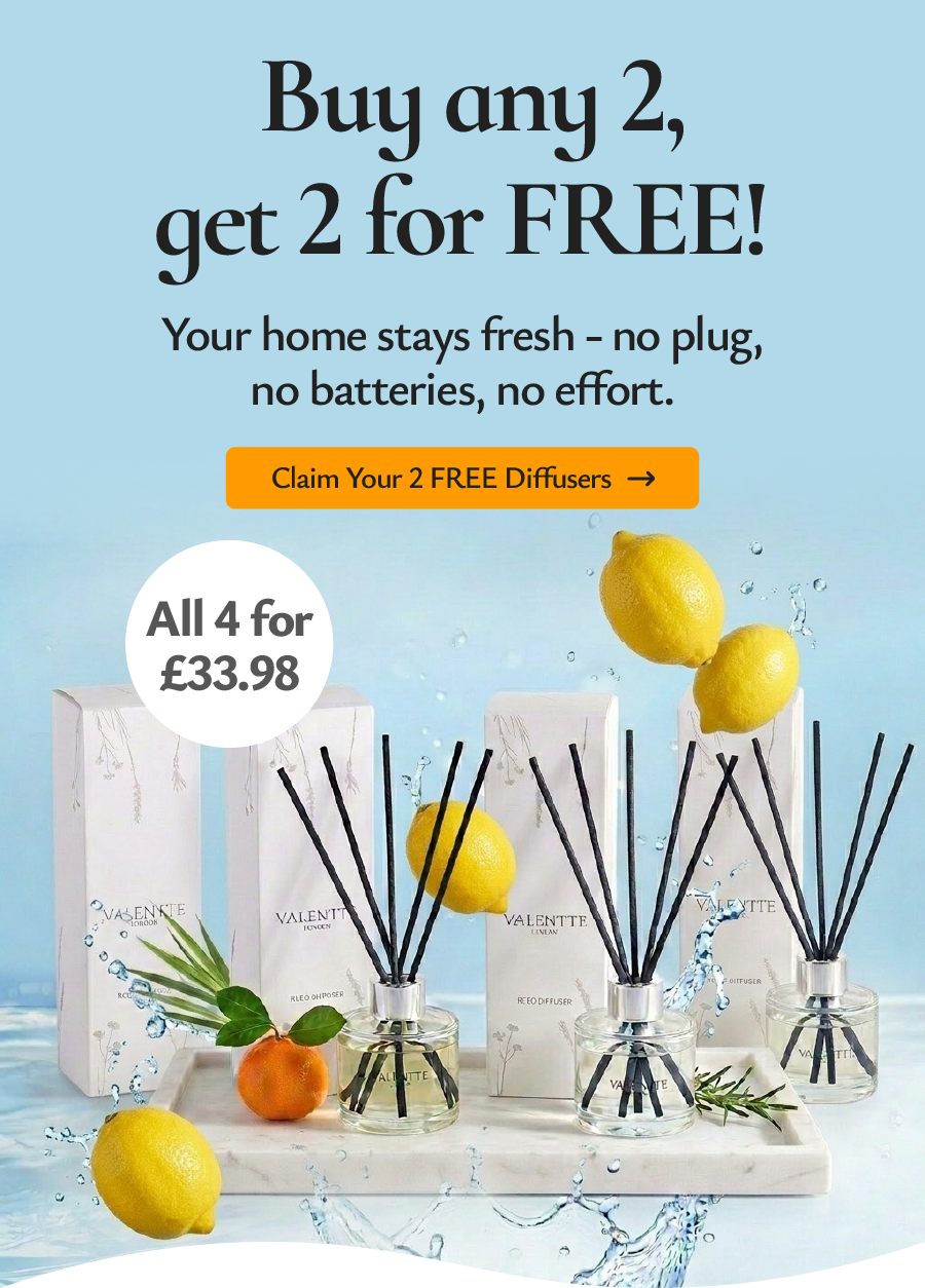 Choose any 2 reed diffusers and get 2 for FREE