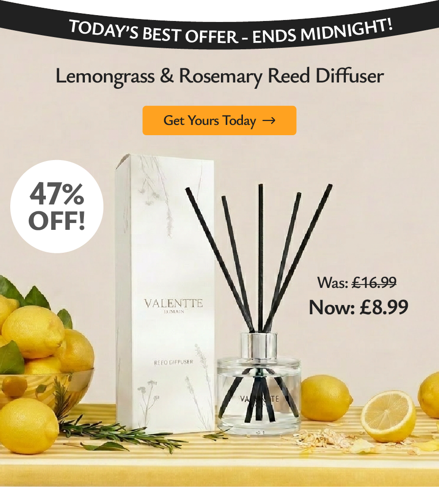 Lemongrass & Rosemary Reed Diffuser - NOW £8.99