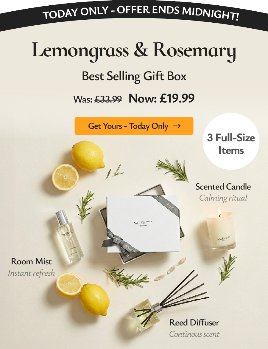 Lemongrass & Rosemary Best Selling Gift Box - £19.99