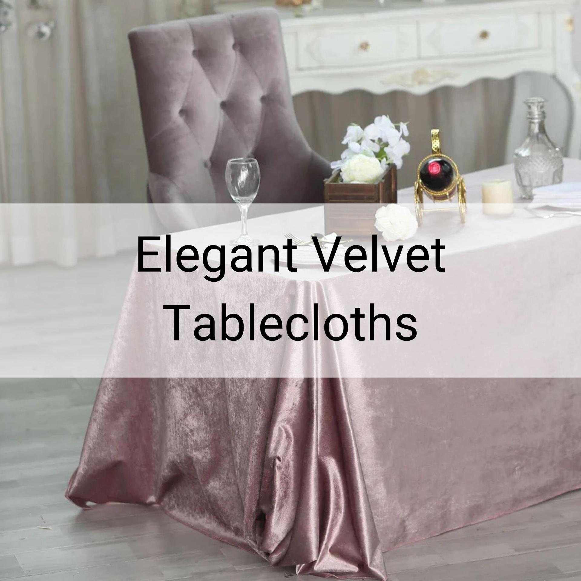 Velvet Tablecloths