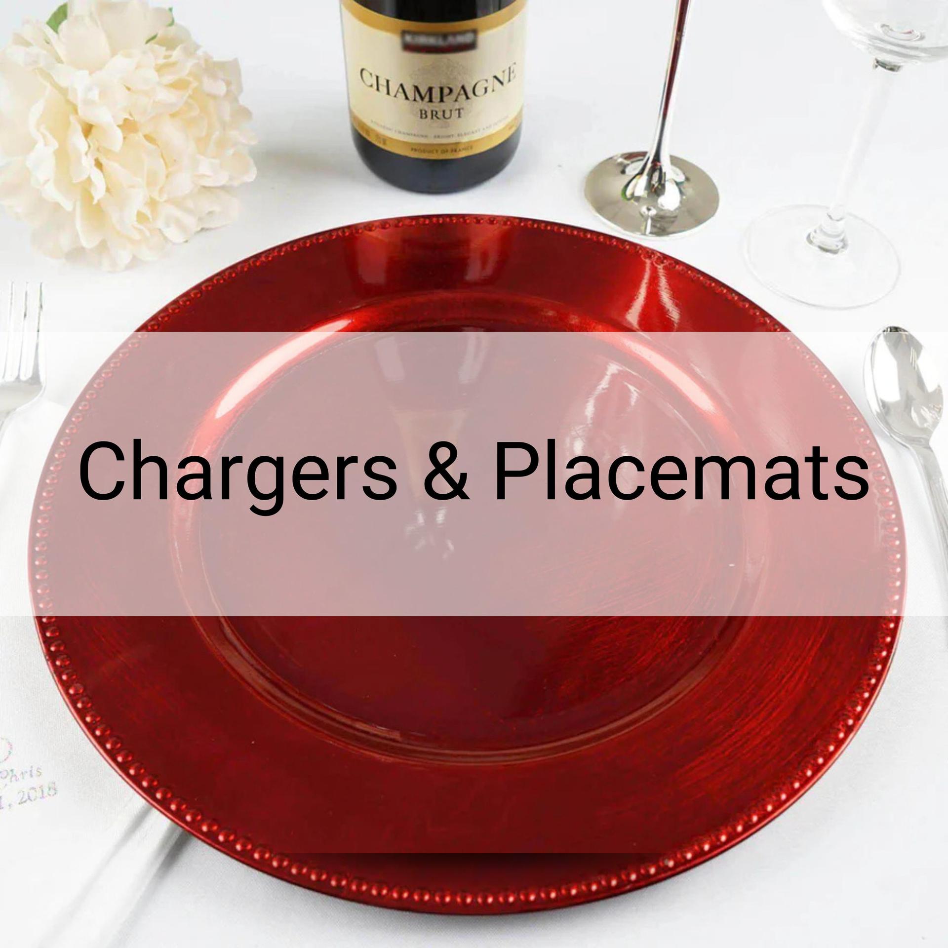 Charger Plates & Dinnerware