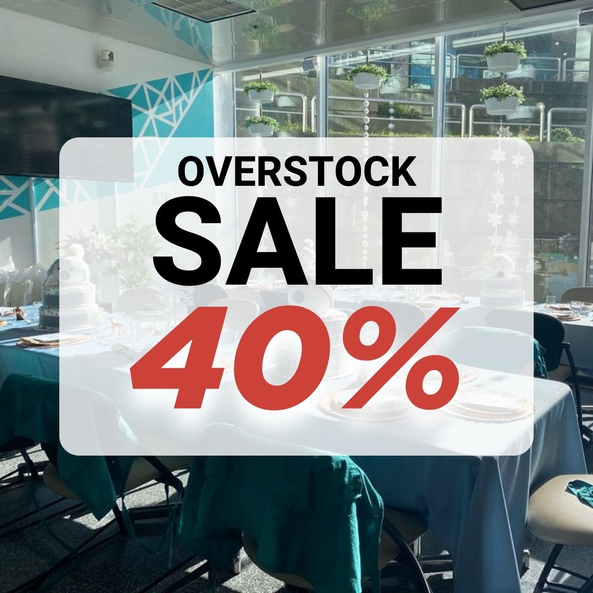 OVERSTOCK SALE