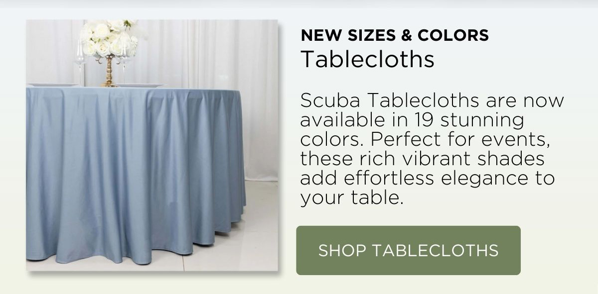 Scuba Tablecloths