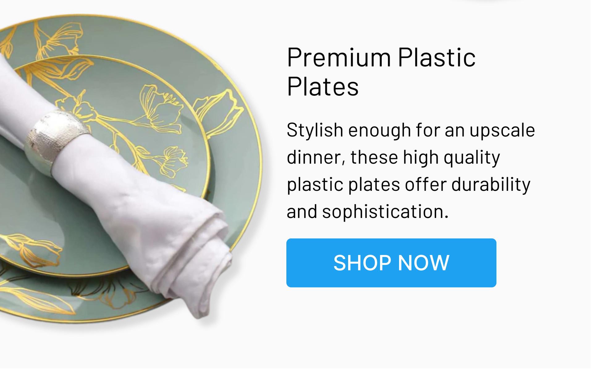 Premium Plastic Plates