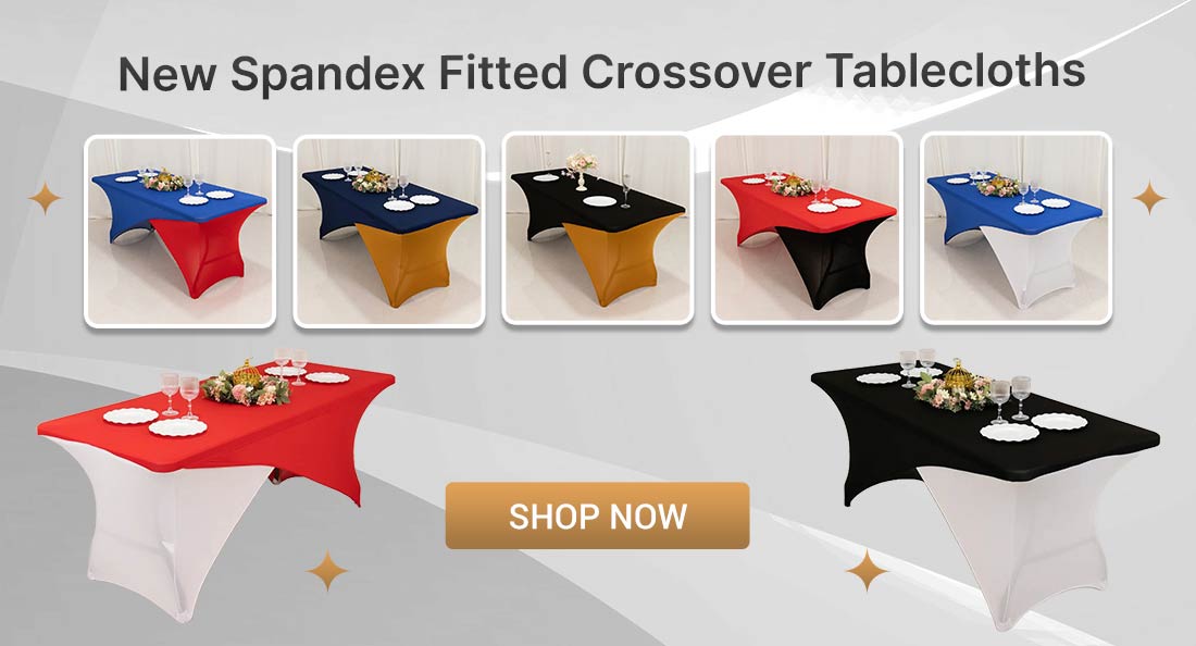 BANNER_Spandex Crossover Tablecloths