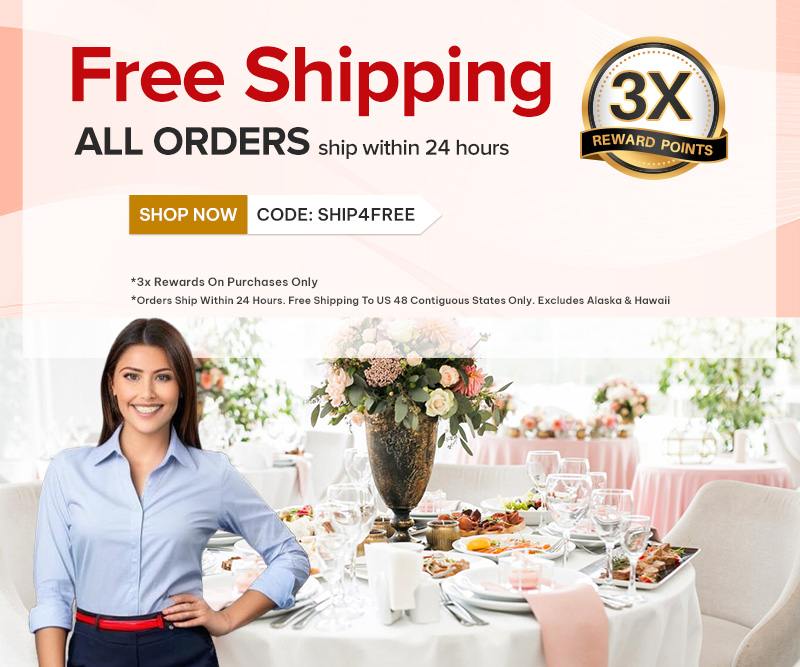 Free Shipping on all orders + 3X Reward Points