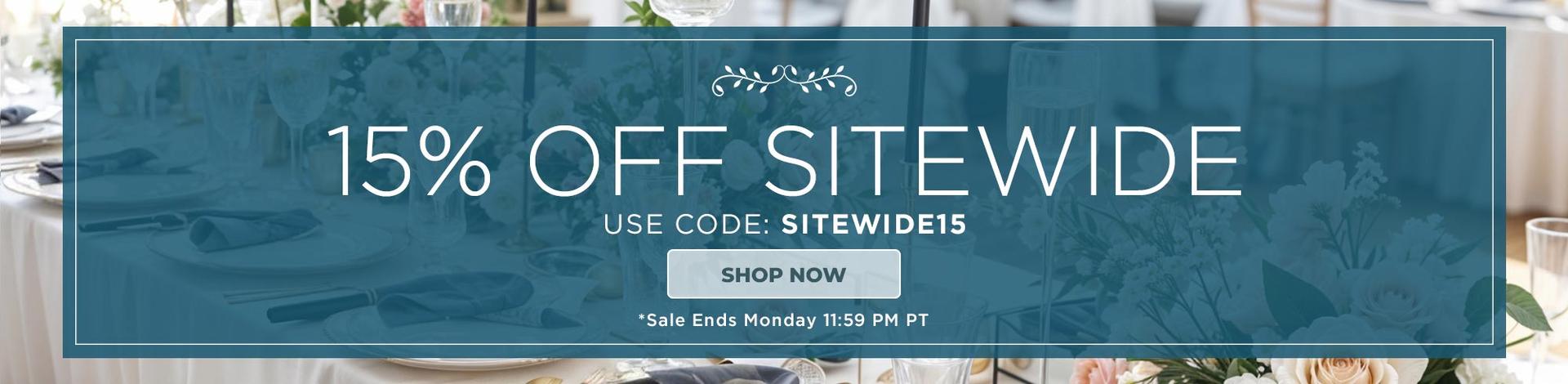 15% Off Sitewide