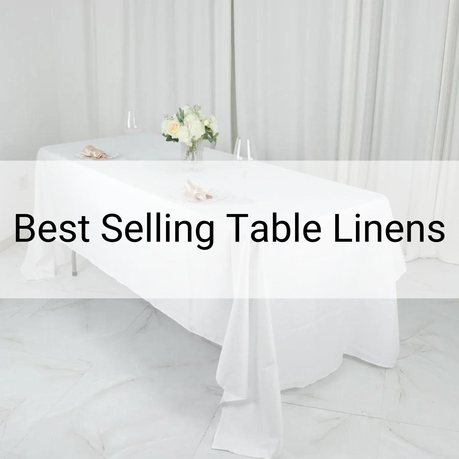 Best selling table linens