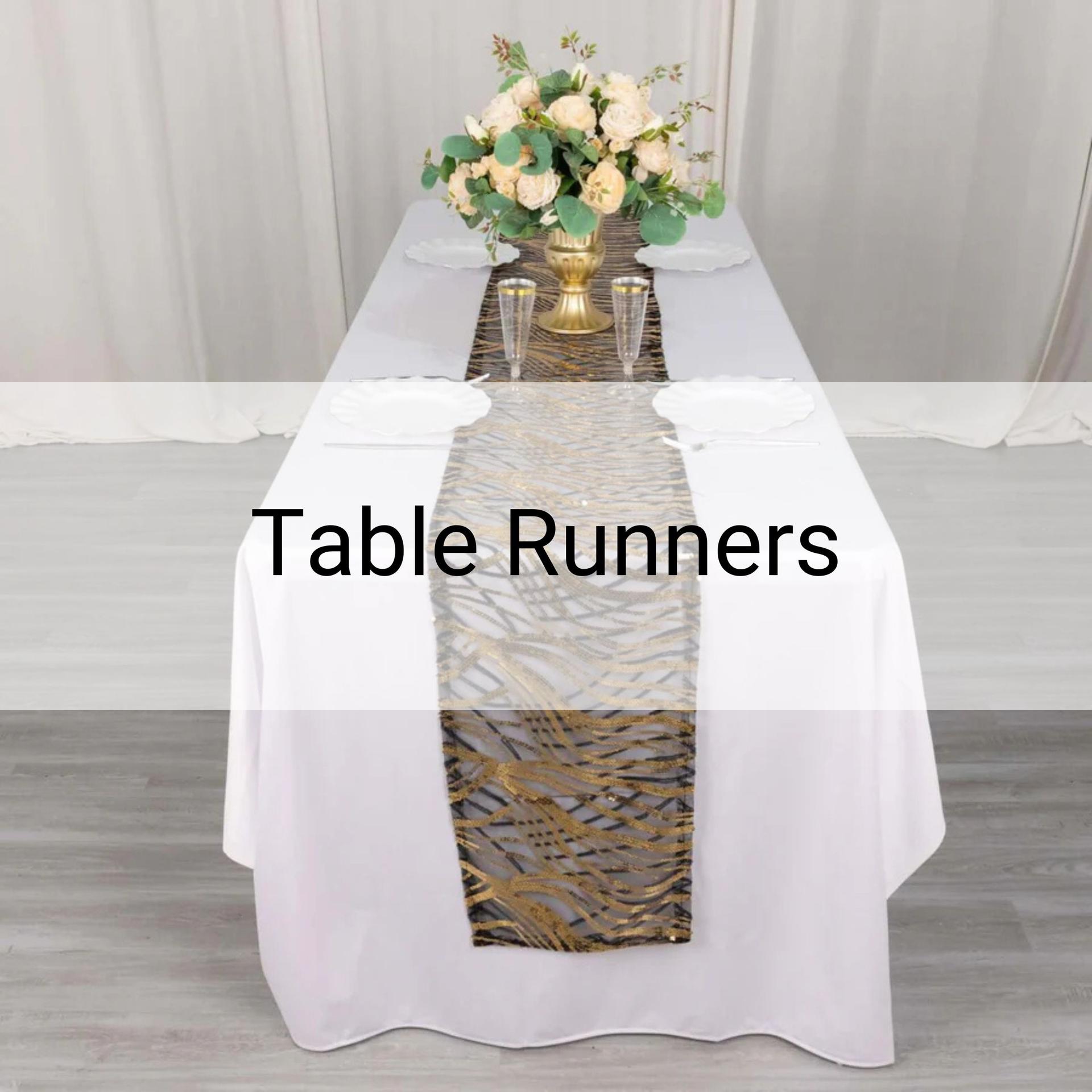 Sequin & Shimmer Table Runners