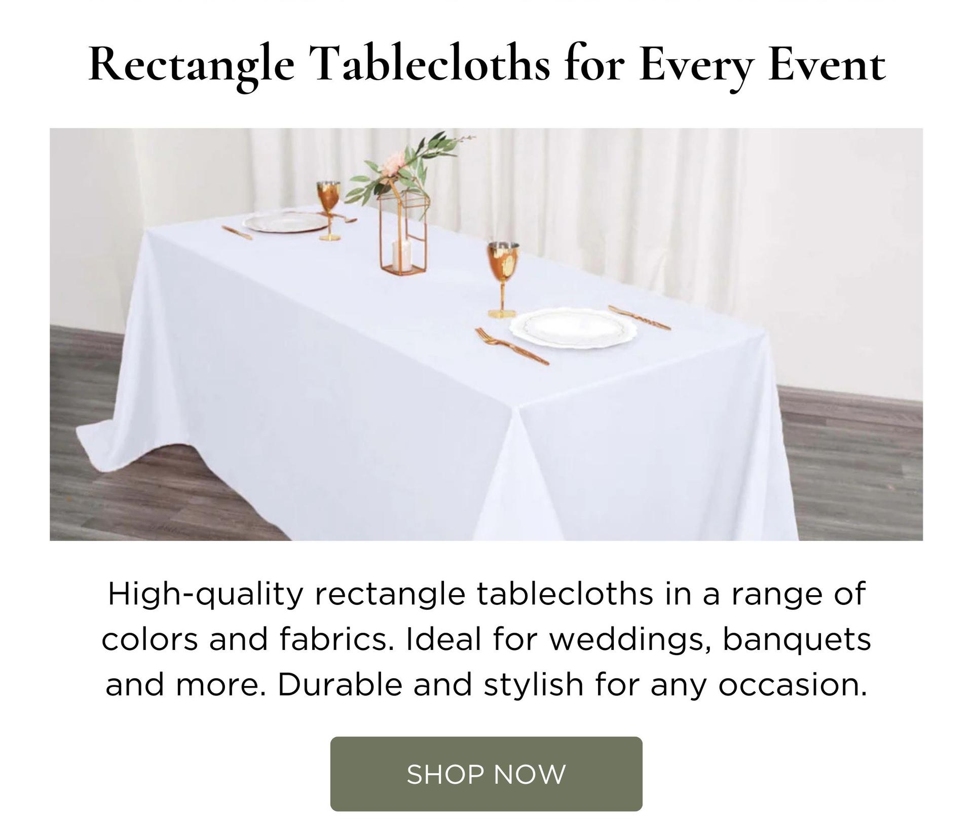 Rectangle Tablecloths