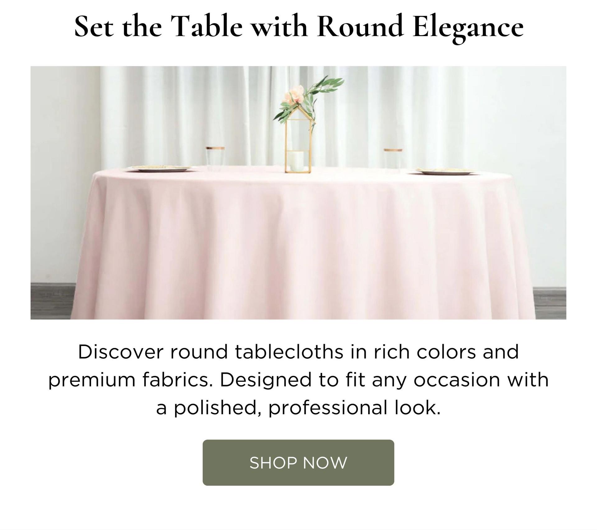 Round Tablecloths