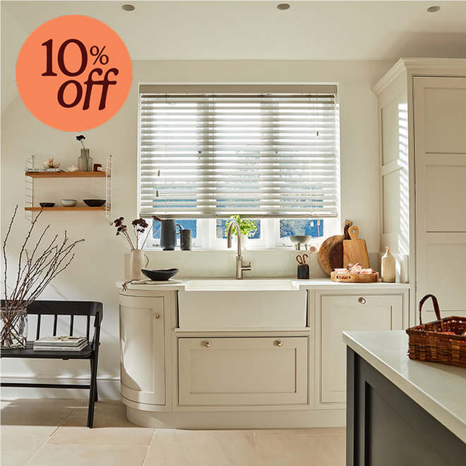 No drill wooden blinds