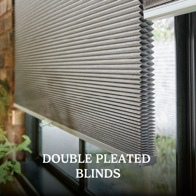 Double Pleated Blinds