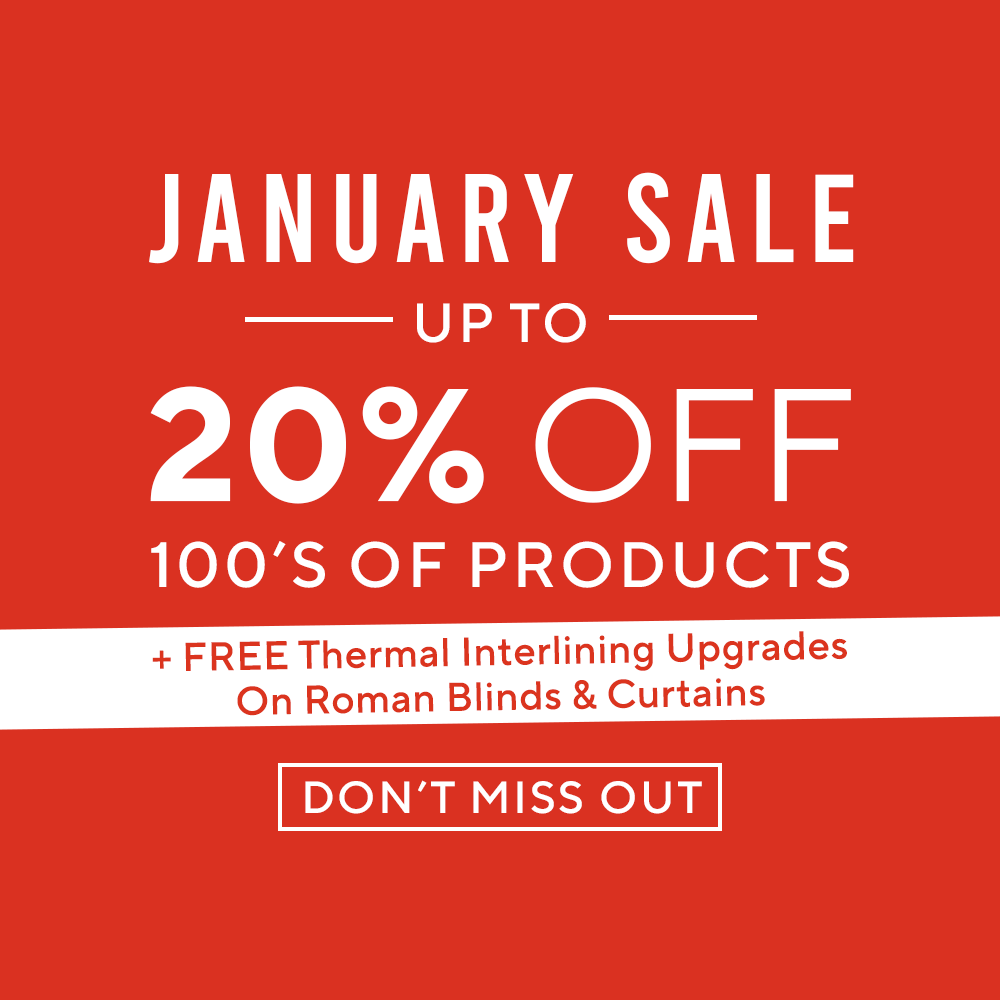 JANUARY SALE - UP TO 20% OFF