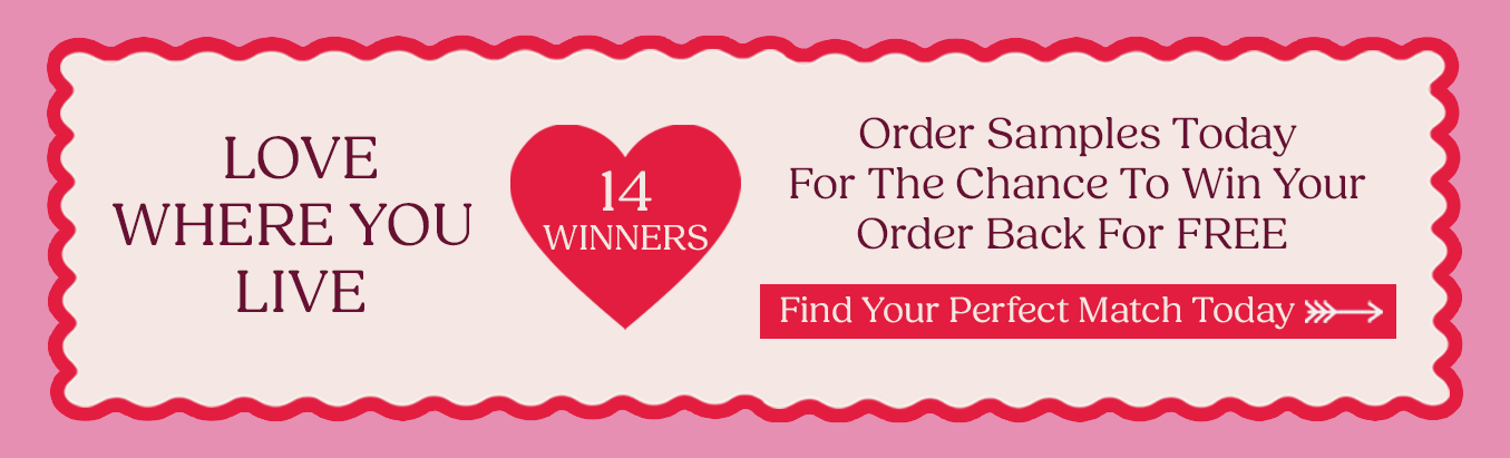 ORDER SAMPLES TODAY FOR THE CHANCE TO WIN YOUR ORDER BACK FOR FREE