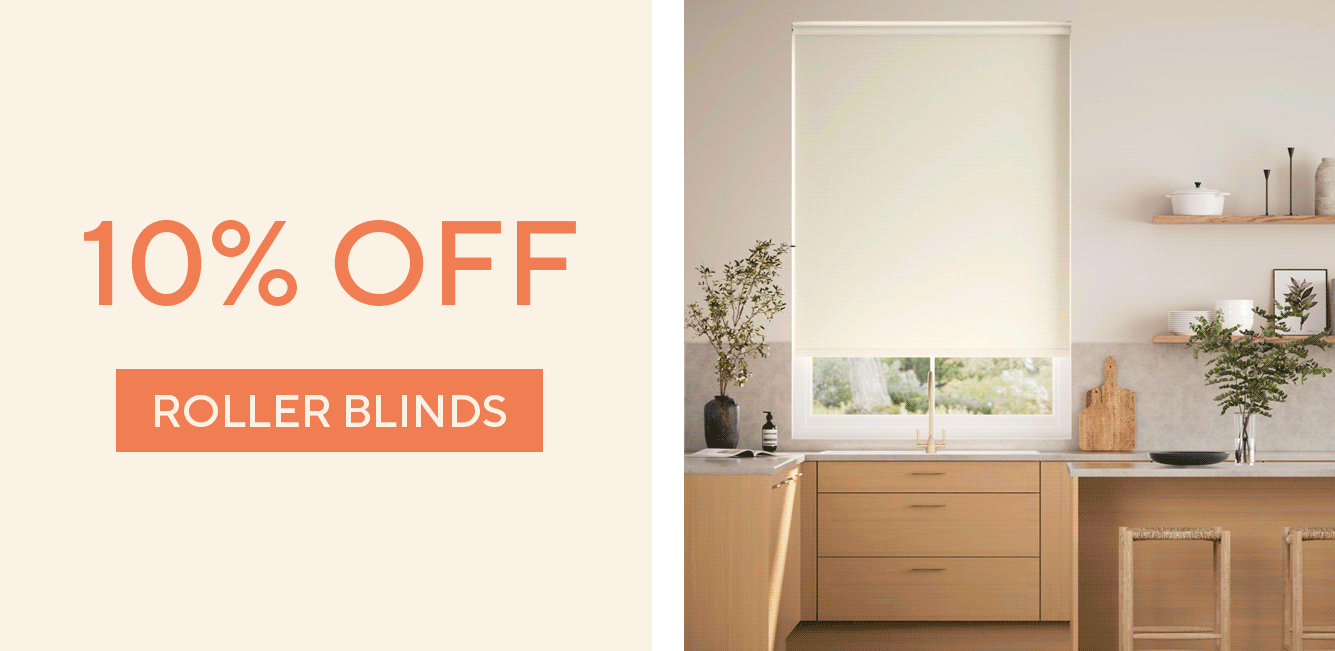 10% Off Roller Blinds