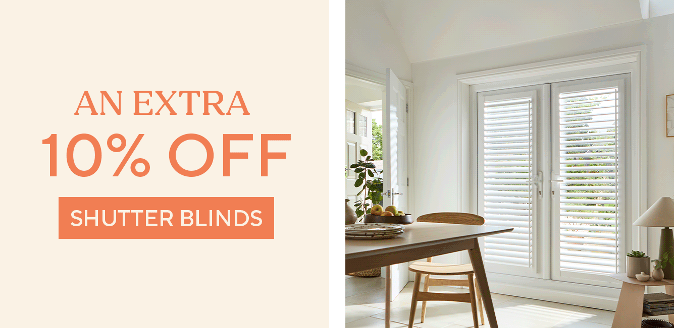 An Extra 10% Off Shutter Blinds