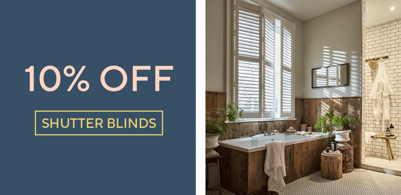 10% Off Shutter Blinds