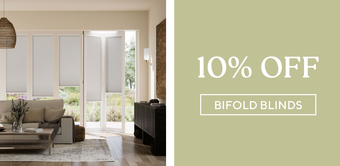 10% Off BiFold Blinds