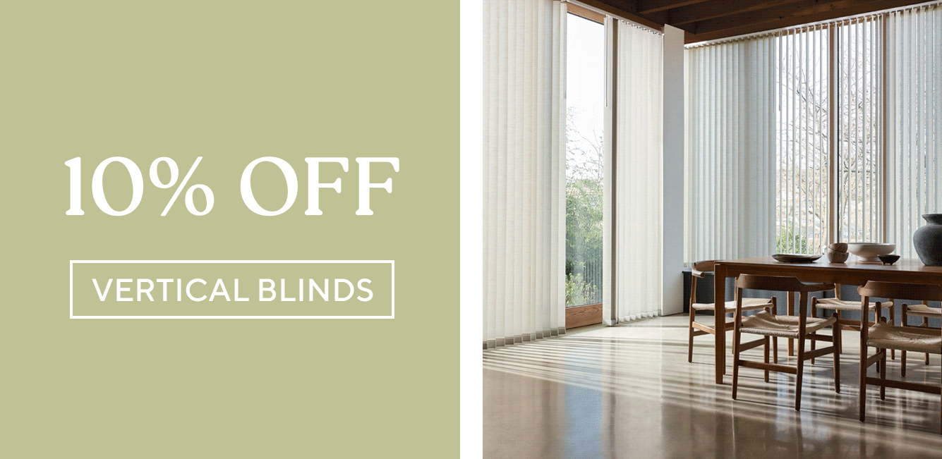10% Off Vertical Blinds