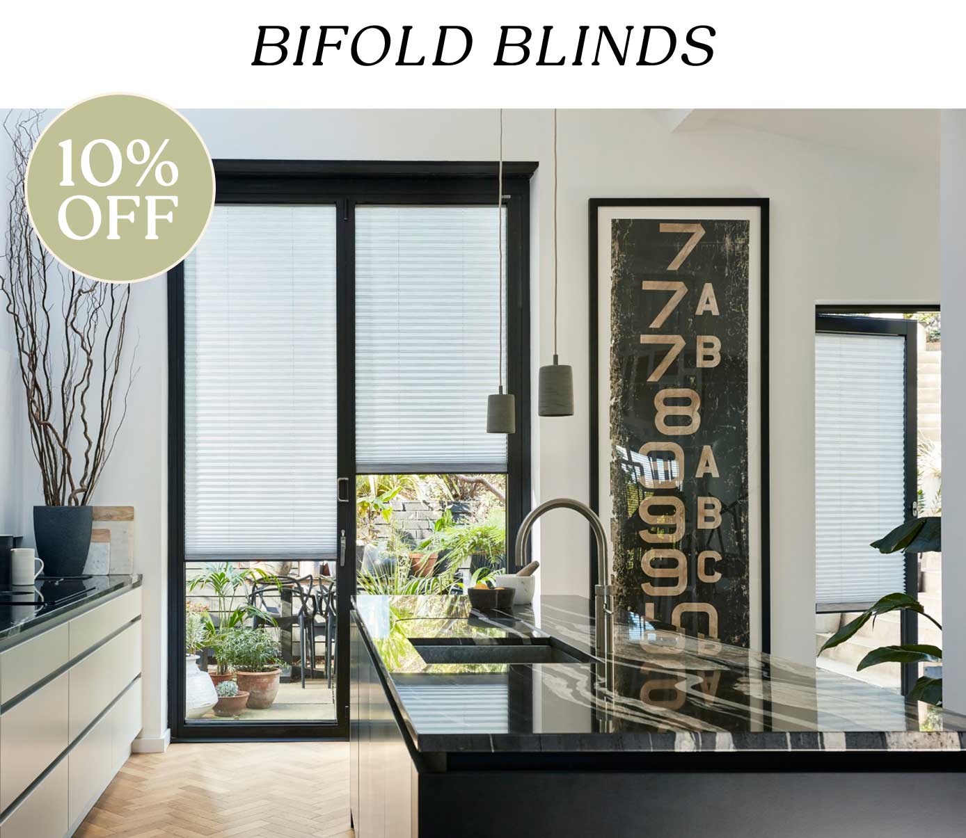 10% Off BiFold Blinds