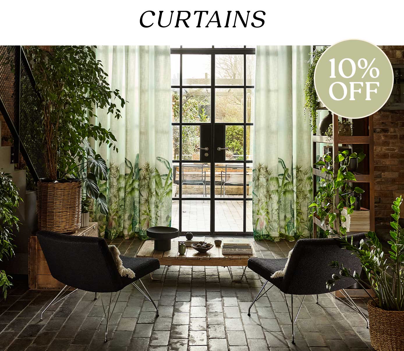 10% Off Curtains