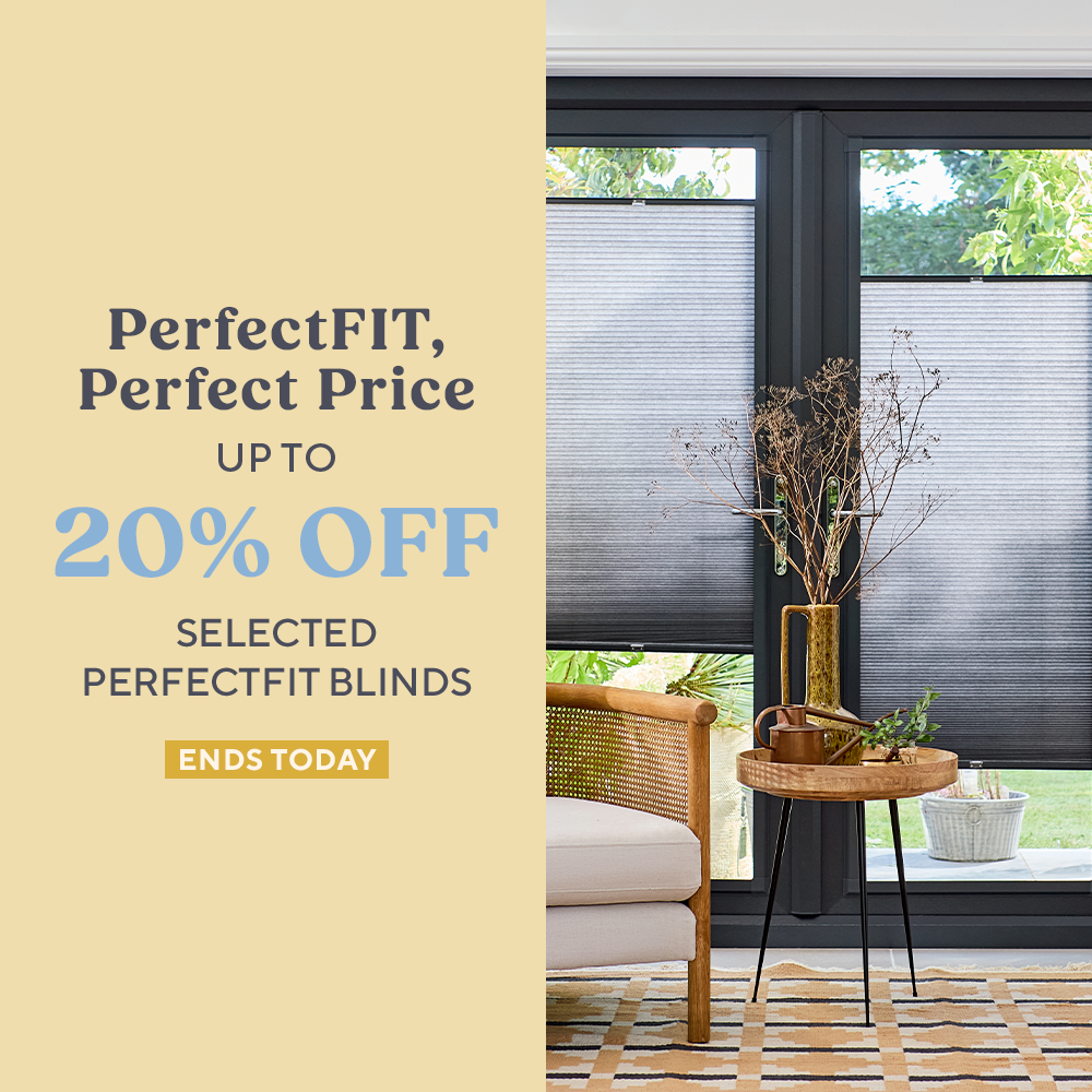 Ends Today - Up To 20% Off Selected PerfectFIT Blinds