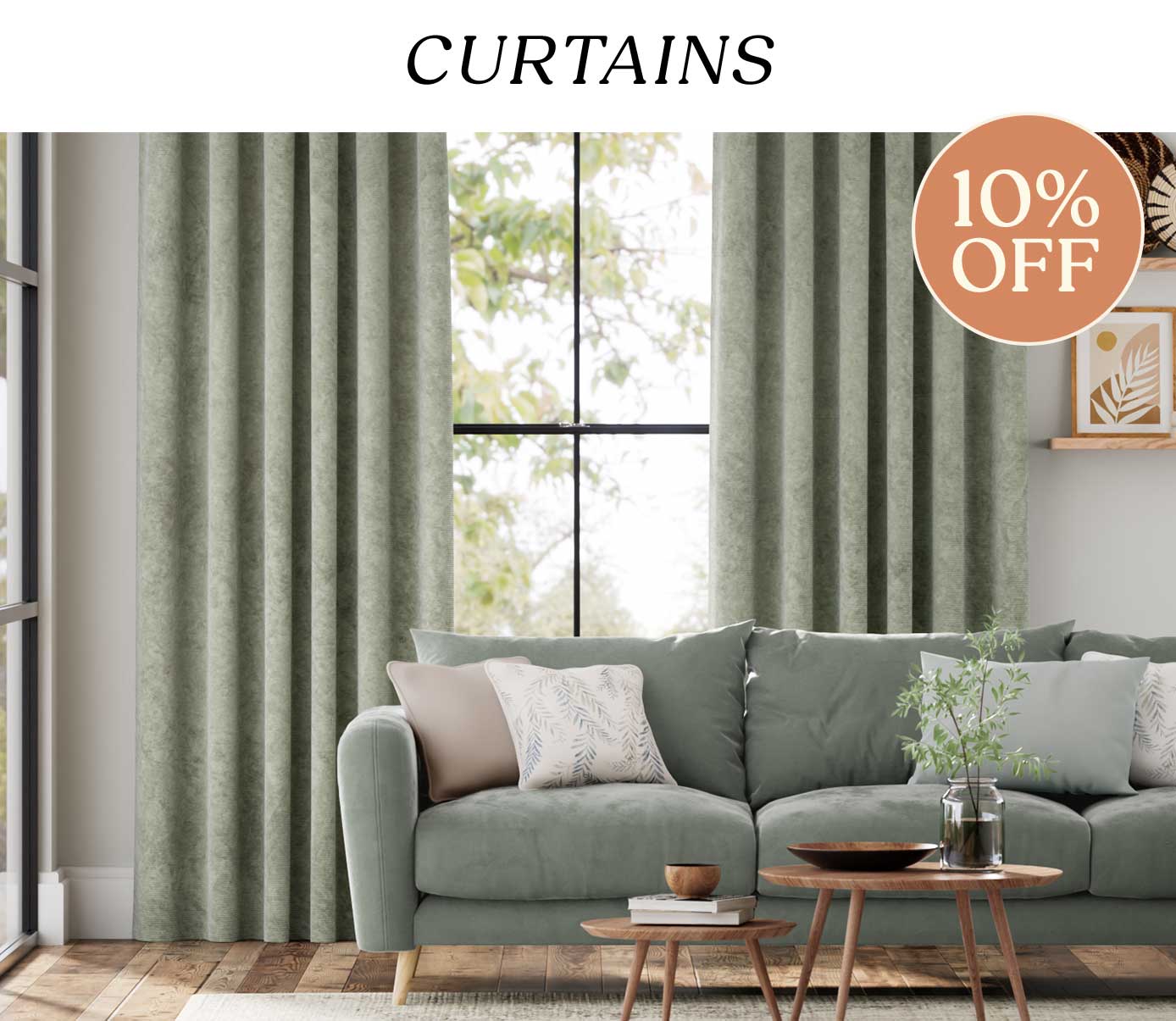 10% Off Curtains