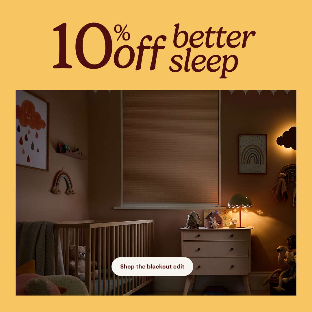 10% off roman blinds & curtains