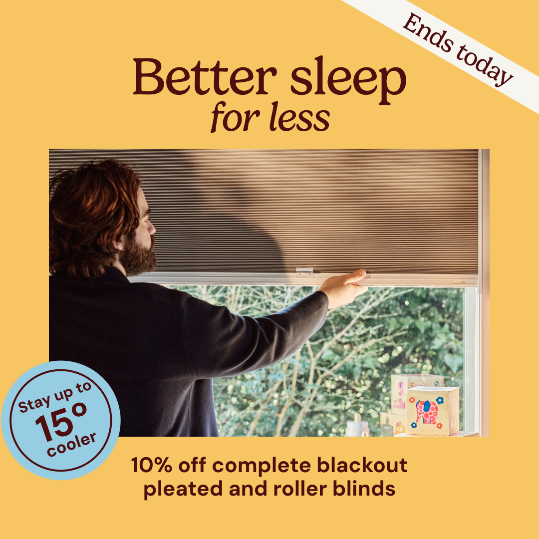 10% off Romans & curtains ends today