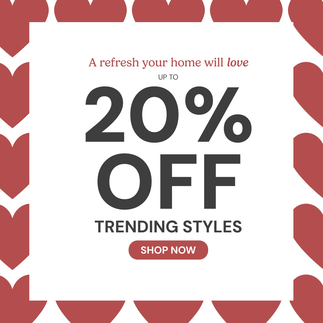Discover trending styles: up to 20% off