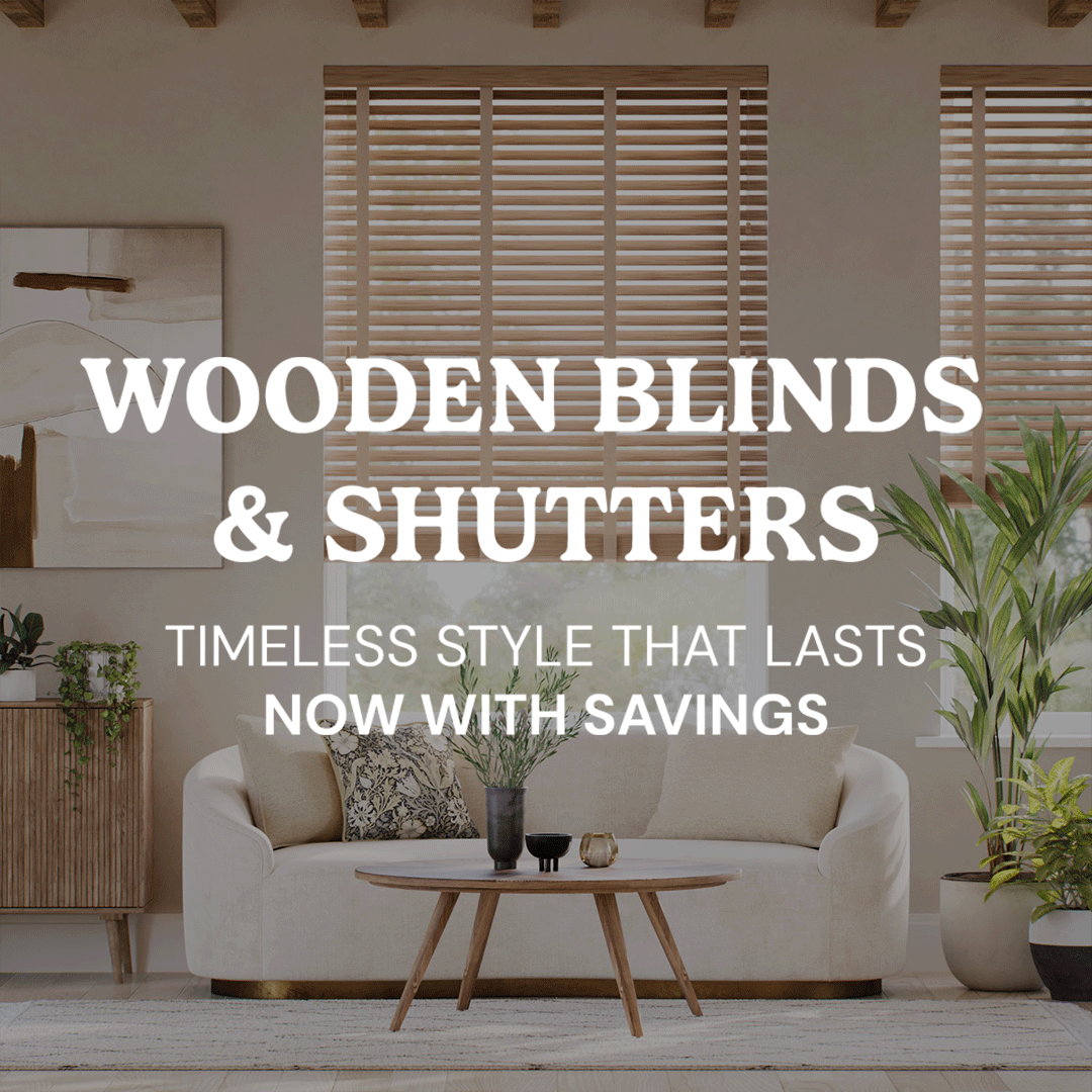 Discover savings on Wooden Blinds & Shutters