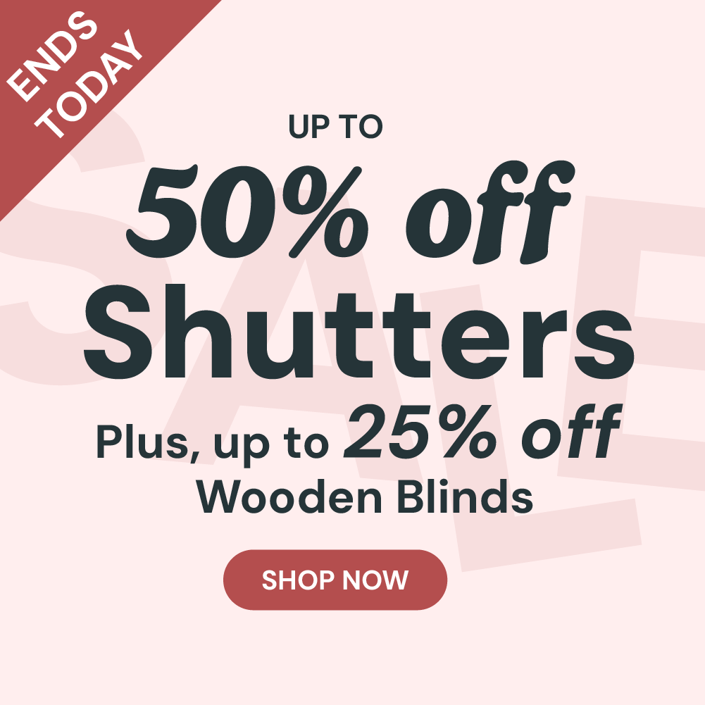 Discover savings on Wooden Blinds & Shutters
