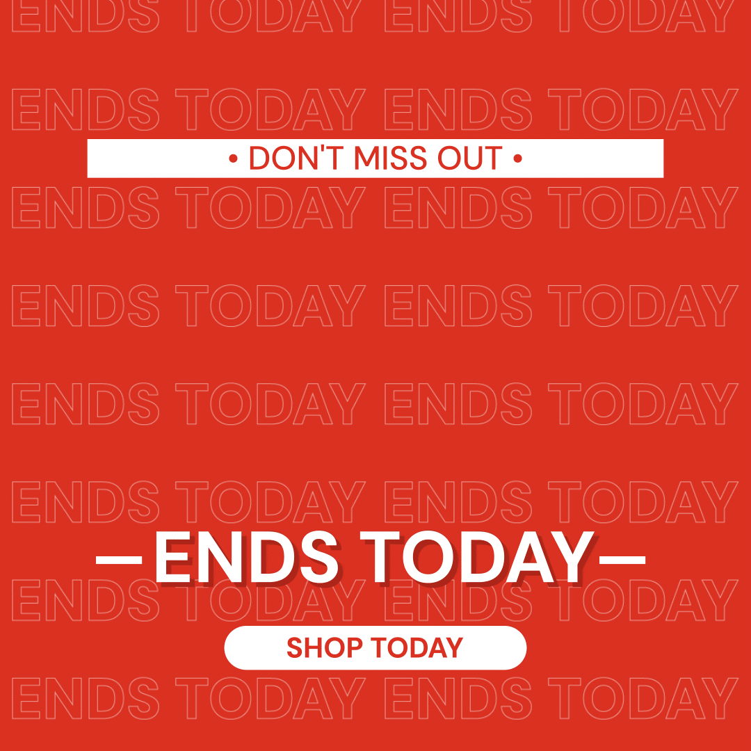 January Sale ends today. Up to 20% off everything 