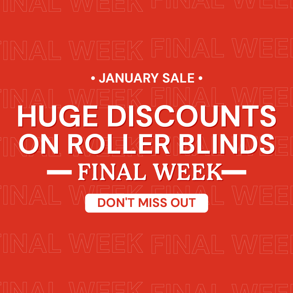 Huge discounts on Roller Blinds