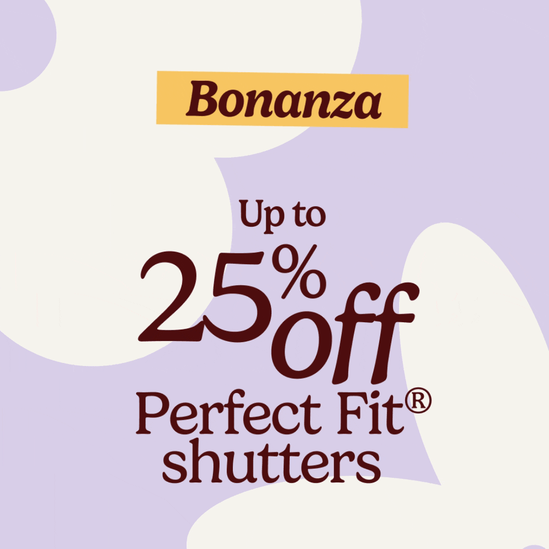 Up to 25% off Perfect Fit shutters