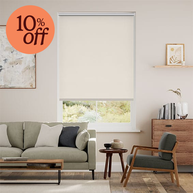 Chromium Thermal Blackout Putty Roller Blind