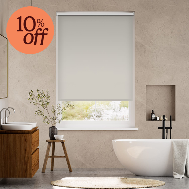 Toledo Blackout Grey Roller Blind