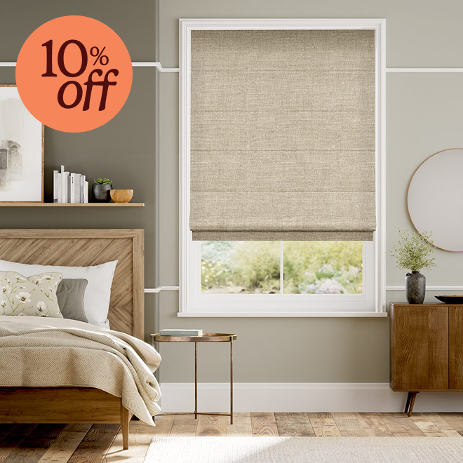 Pure Linen Roman Blind