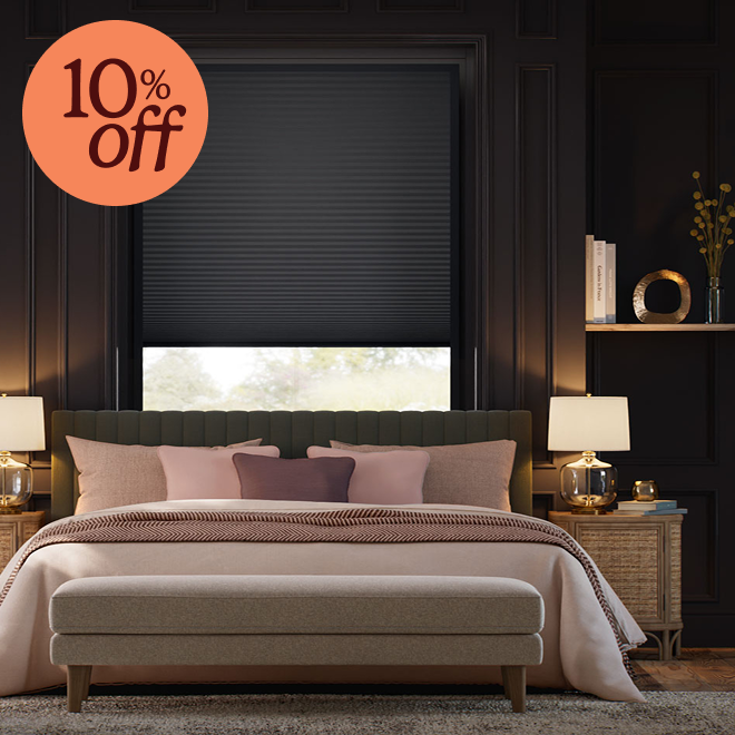 Stick On MaxShade Complete Blackout Charcoal Thermal Blind