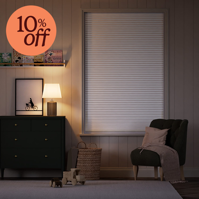 TotalShade complete blackout white thermal blind