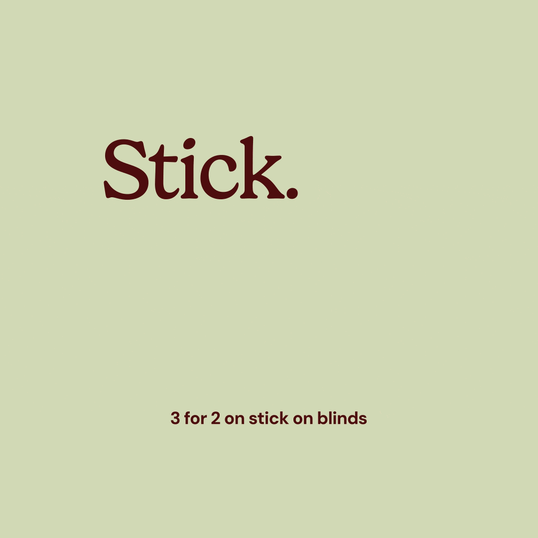 3 for 2 on stick on blinds