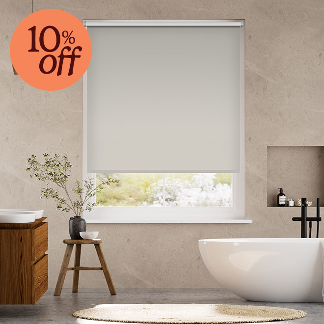 Toledo blackout grey roller blind