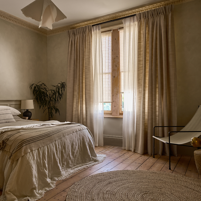 Madagascar Voile Neutral Curtains