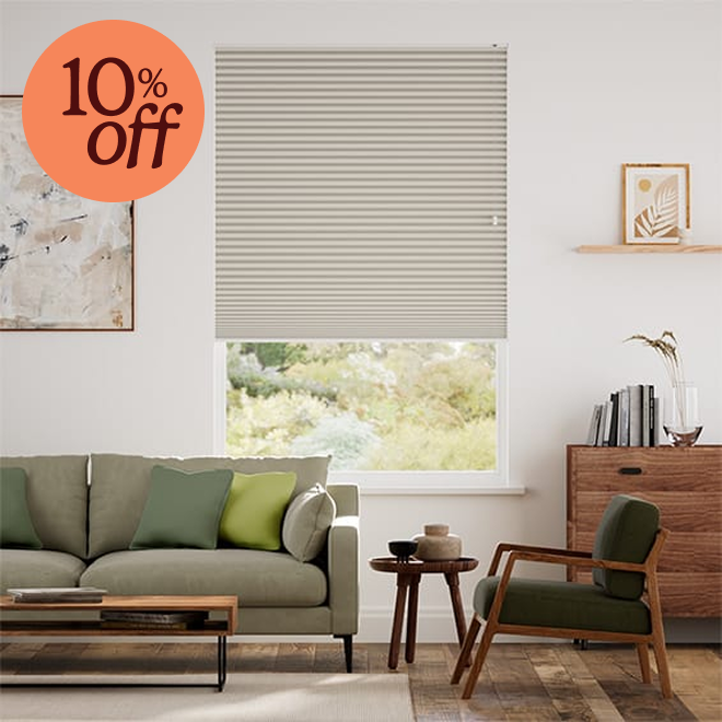 Double DuoShade Stucco Thermal Blind