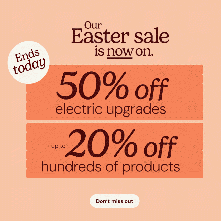 Easter sale now on 