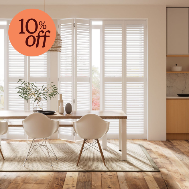San jose brilliant white shutter blind