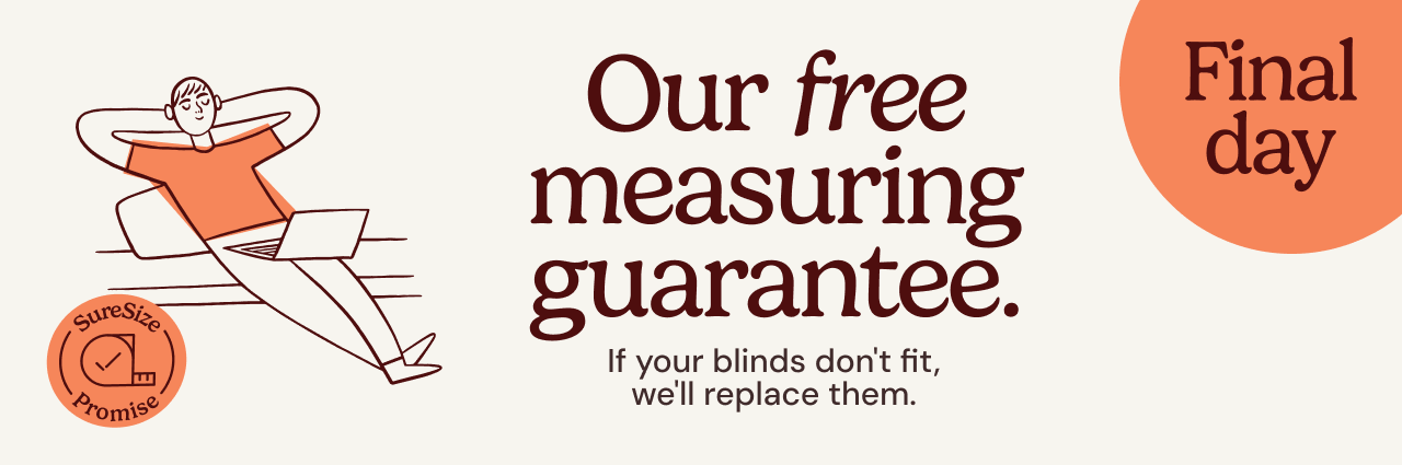 Our free measuring guarantee ends soon